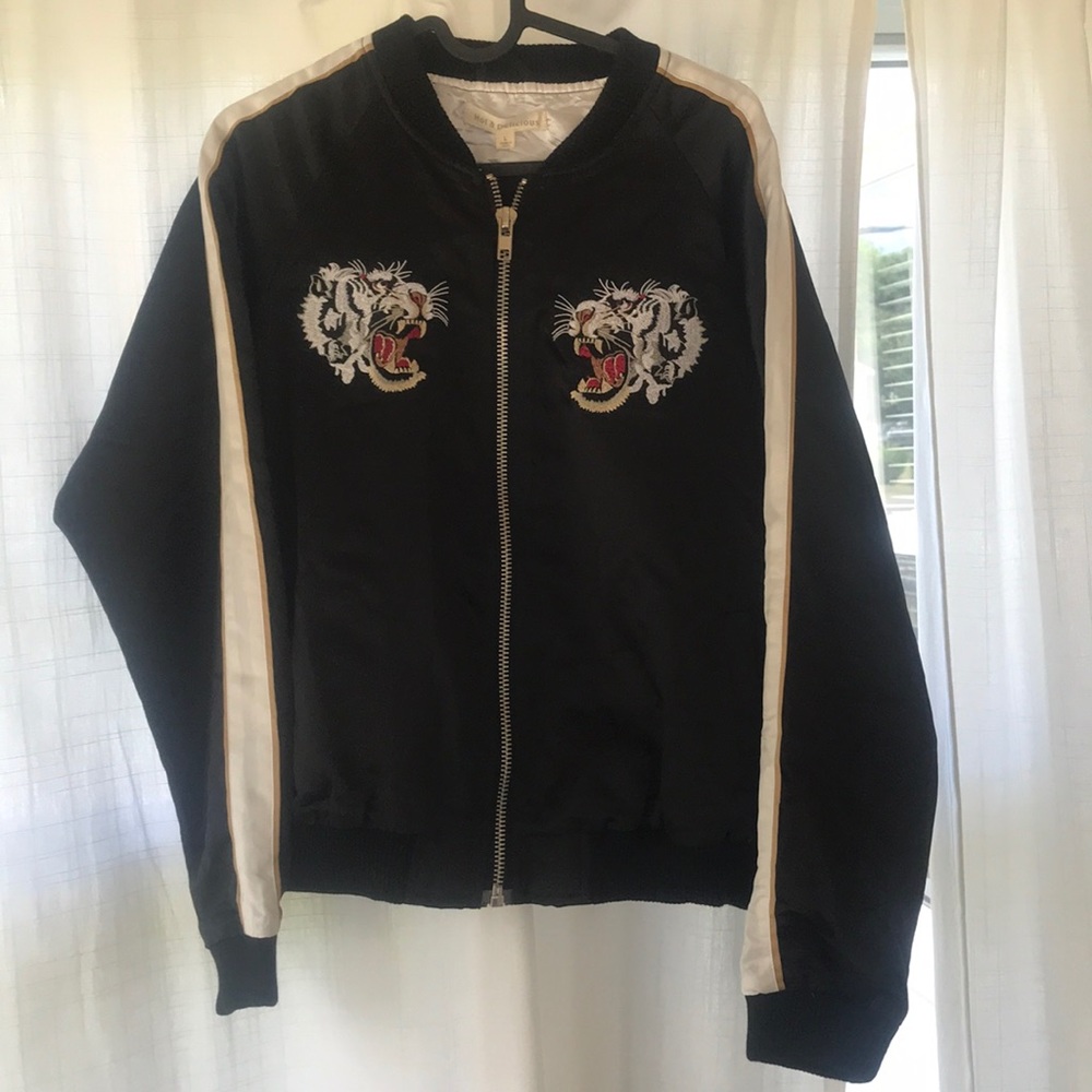 Hot & Delicious • Embroidered Bomber Jacket